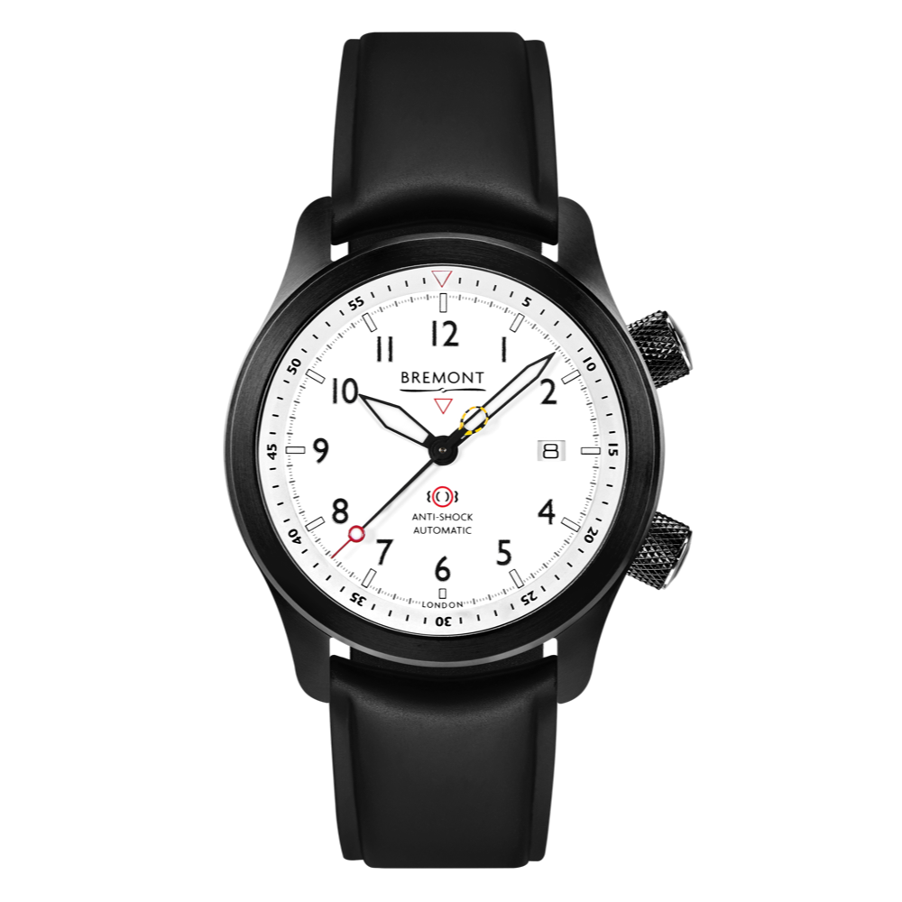 MBII Custom DLC, White Dial with Jet Barrel & Closed Case Back